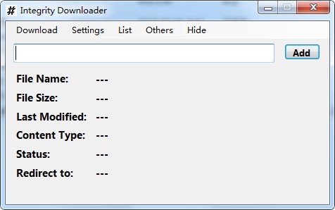 Integrity Downloader(简单下载工具)