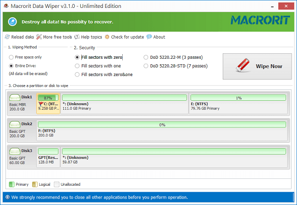 Macrorit Data Wiper(数据清除工具)