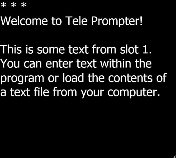 TelePrompter软件