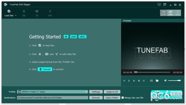 TuneFab DVD Ripper(DVD格式转换器)