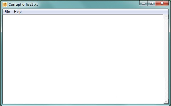 Corrupt office2txt(Office数据恢复软件)