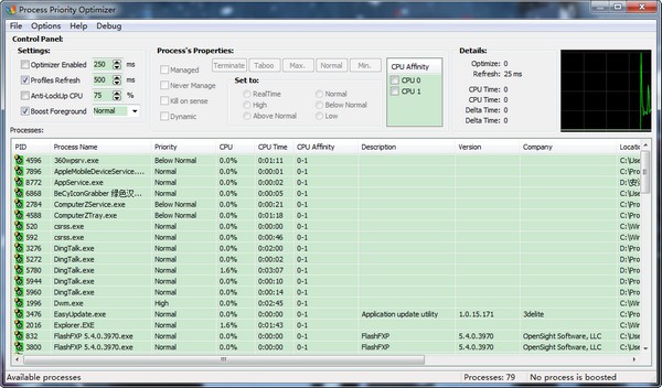 Process Priority Optimizer(进程优化工具)