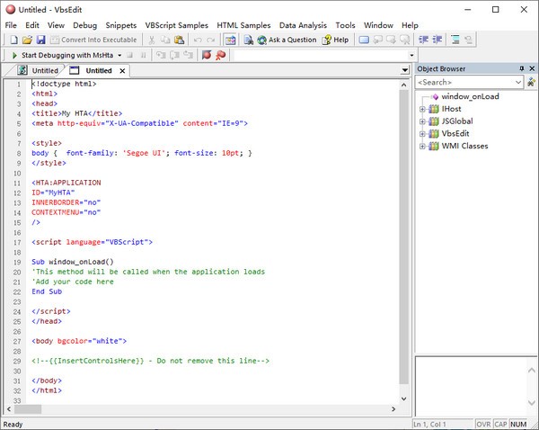 VBSEdit 9(vbscript编辑器)