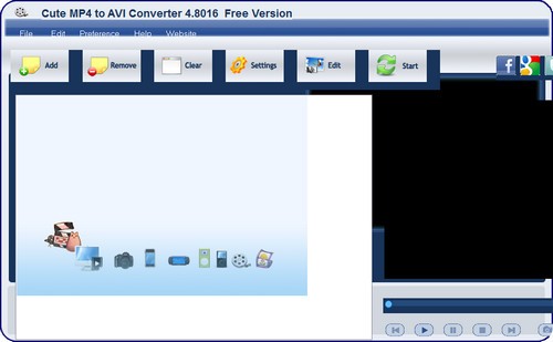 Cute MP4 to AVI Converter(视频转换工具)