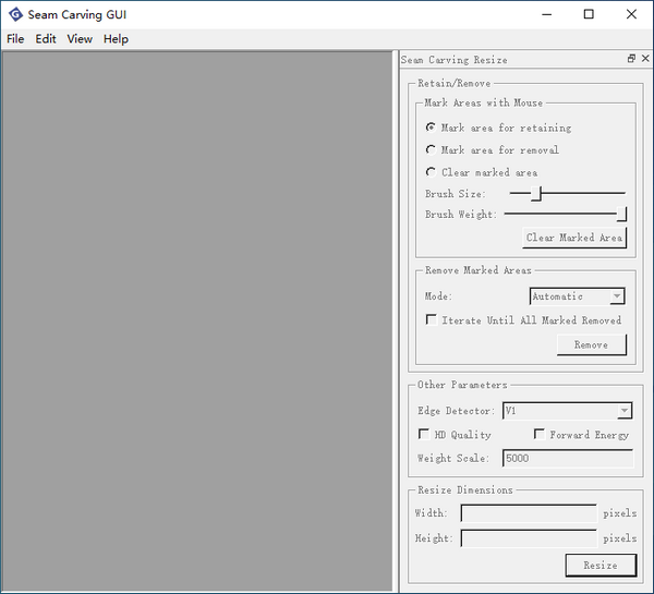 Seam Carving GUI(去除图片水印软件)