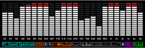 PC Sound Spectrum(电脑实时声音频谱软件)