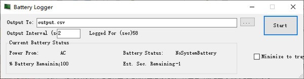 Battery Logger(电池监控软件)