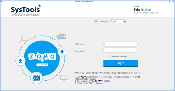 SysTools Zoho Backup(电子邮件备份工具)