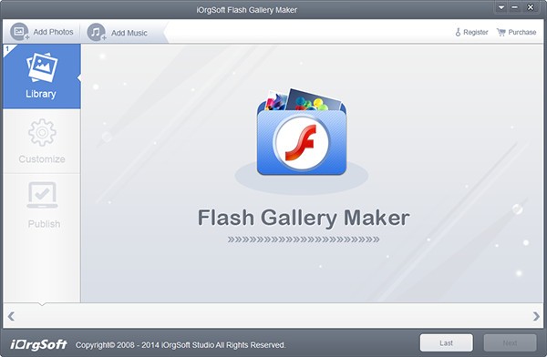 iOrgsoft Flash Gallery Maker(flash幻灯片制作软件)