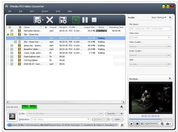 4Media PS3 Video Converter(视频转换工具)