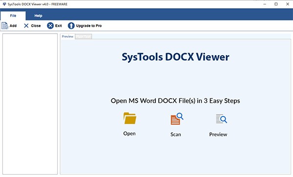 SysTools DOCX Viewer(文件查看工具)