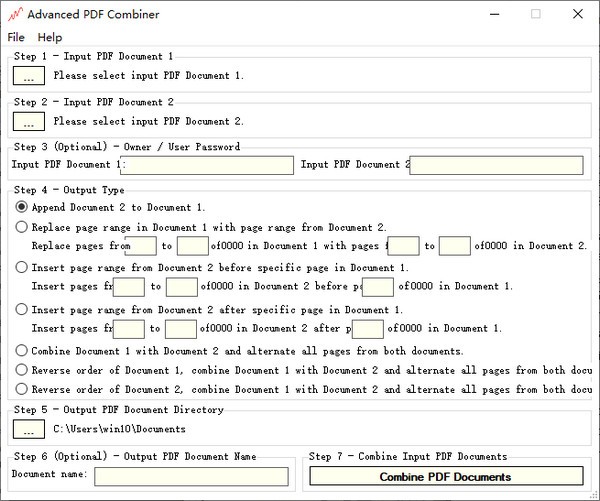 Advanced PDF Combiner(PDF合并工具)