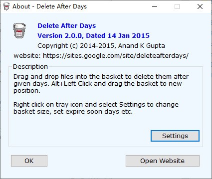 Delete After Days(定时清理工具)