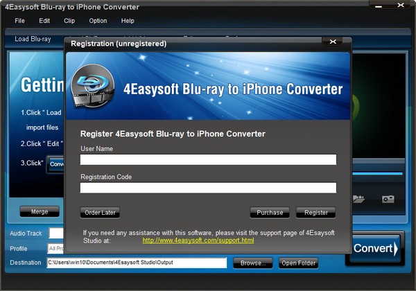  4Easysoft Blu-ray to iPhone Converter(蓝光转iPhone转换器)