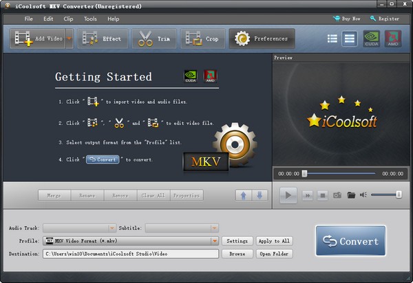 iCoolsoft MKV Converter(MKV视频转换器)