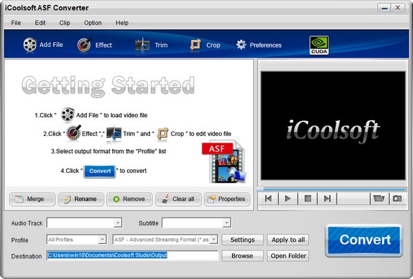 iCoolsoft ASF Converter(ASF格式转换器)