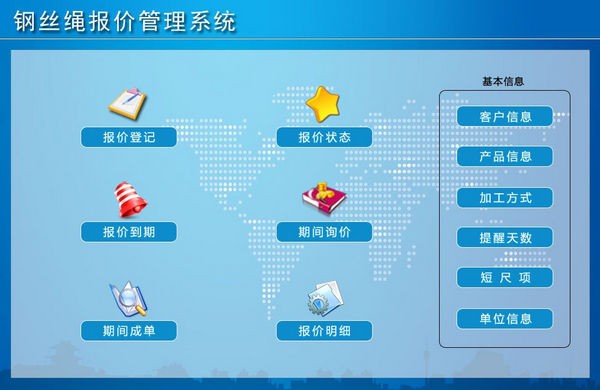 钢丝绳报价管理系统