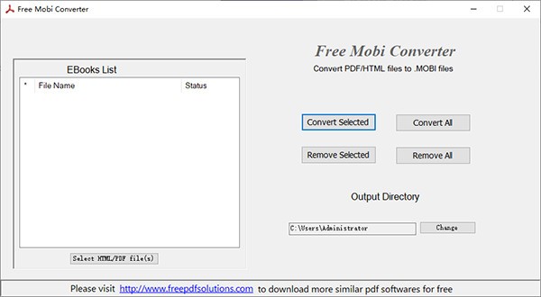 Free Mobi Converter(电子书格式转换工具)