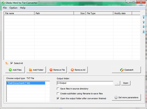 Okdo Html to Txt Converter(HTML文档转换软件)