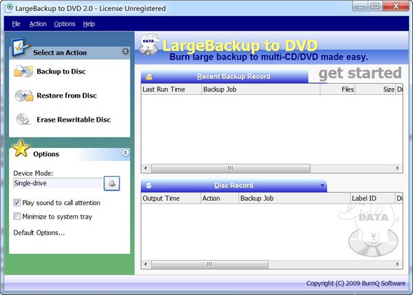 LargeBackup to DVD(DVD光盘备份工具)
