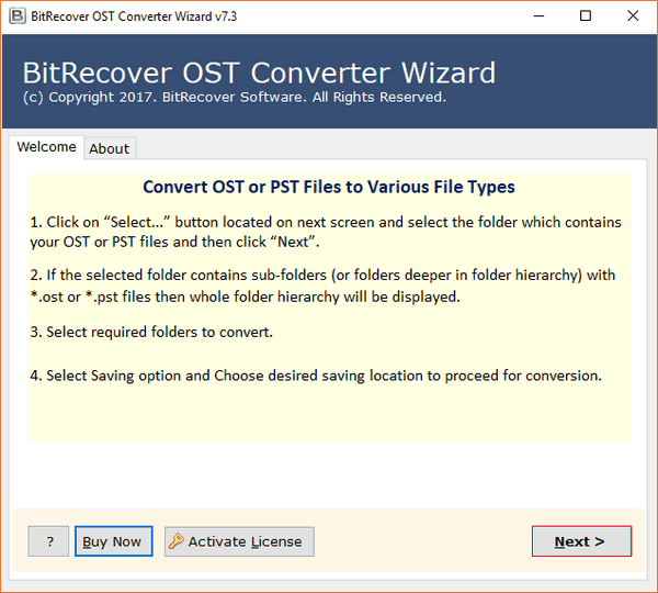 BitRecover OST Repair Wizard(OST修复工具)