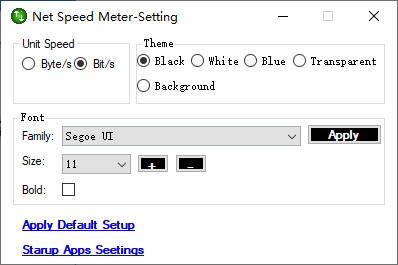  Net Speed Meter(网络监测工具)