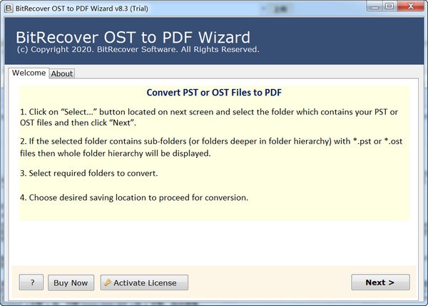 BitRecover OST to PDF Wizard(OST转PDF转换工具)