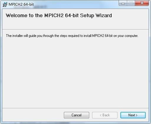 mpich2(MPI并行程序安装包)