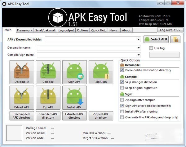 Apk Easy Tool(android反编译工具)