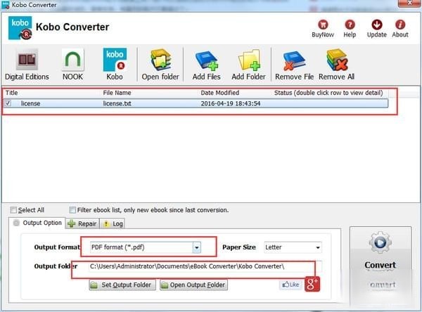 Kobo Converter(电子书格式转换工具)