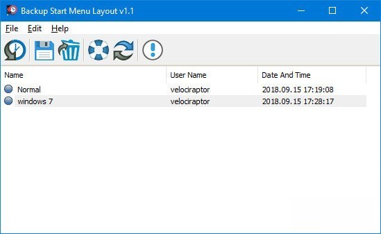 Backup Start Menu Layout(Win10备份开始菜单布局)