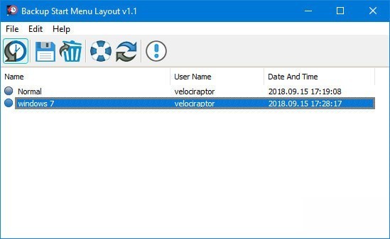Backup Start Menu Layout(Win10备份开始菜单布局)