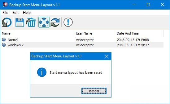 Backup Start Menu Layout(Win10备份开始菜单布局)