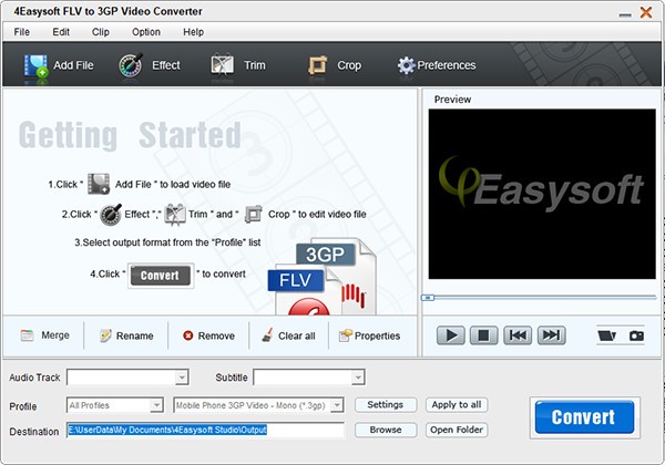 4Easysoft FLV to 3GP Video Converter(视频转换软件)