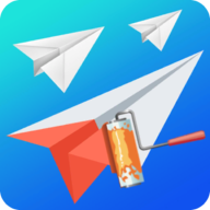 纸飞机折叠和油漆0.9.5_安卓单机app手机游戏下载
