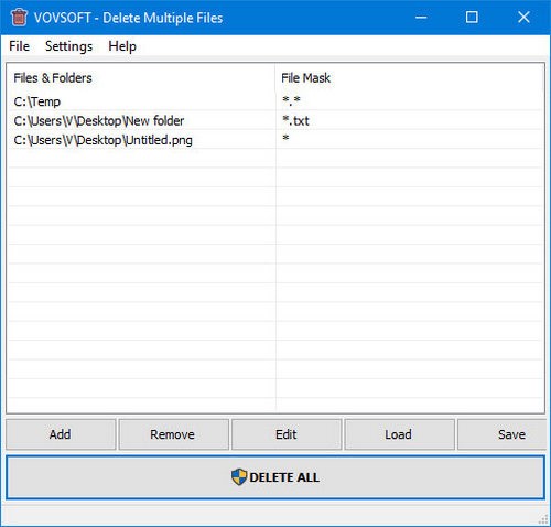 Vovsoft Delete Multiple Files(文件批量删除工具)