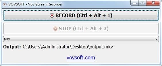 Vov Screen Recorder(免费录屏软件)
