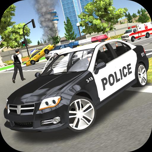 警车模拟器3D1.0_中文安卓app手机游戏下载