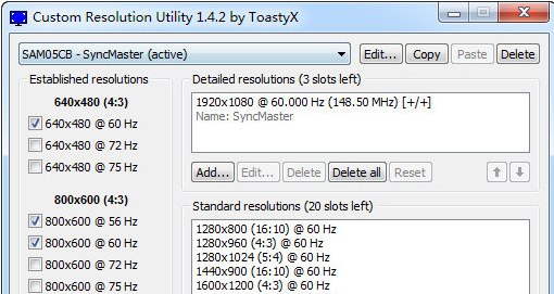 Custom Resolution Utility