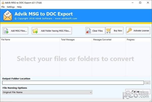 Advik MSG to DOC Export(MSG转DOC工具)