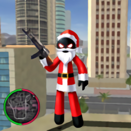 圣诞火柴人绳索英雄(Santa Claus Stickman)v1.4 安卓版_中文安卓app手机软件下载