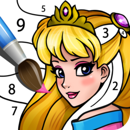 冰雪公主涂色画画v1.8 安卓版_中文安卓app手机软件下载