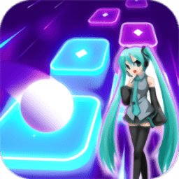 初音未来节奏跳跃游戏(miku tiles hop)v1.0_中文安卓app手机软件下载
