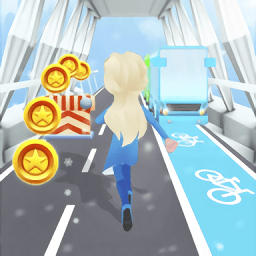 冰公主地铁跑酷游戏v1.0.2_英文安卓app手机软件下载
