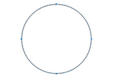 ps空心虚线圆环怎么画？ps空心虚线圆环制作方法截图