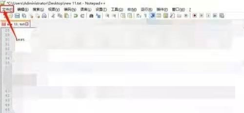 代码编辑器(Notepad++)怎么保存文件?代码编辑器(Notepad++)保存文件方法截图